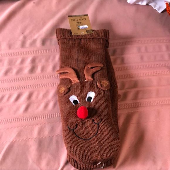 Rudolf chunky knit socks OS by Astor Place NWT.  Anti slip plastic bumps on sole - Picture 1 of 4